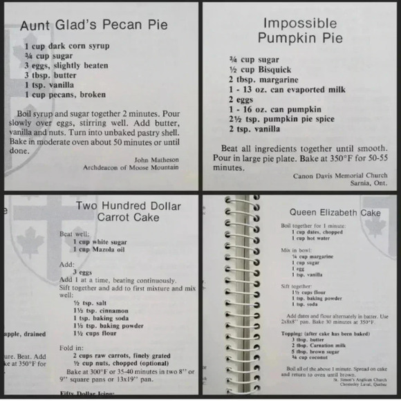 Vintage Canadian Cookbook: Anglican Church Ladies Recipes (1989) - Picture 4 of 12